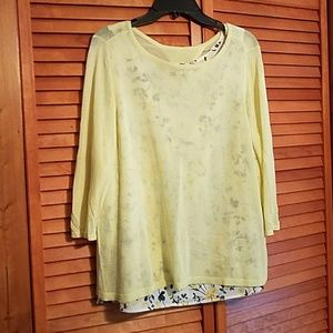 Roz & Ali 2piece sweater set size 1x